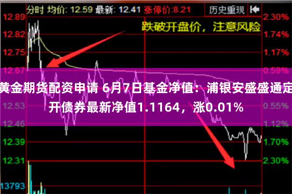 黄金期货配资申请 6月7日基金净值：浦银安盛盛通定开债券最新净值1.1164，涨0.01%